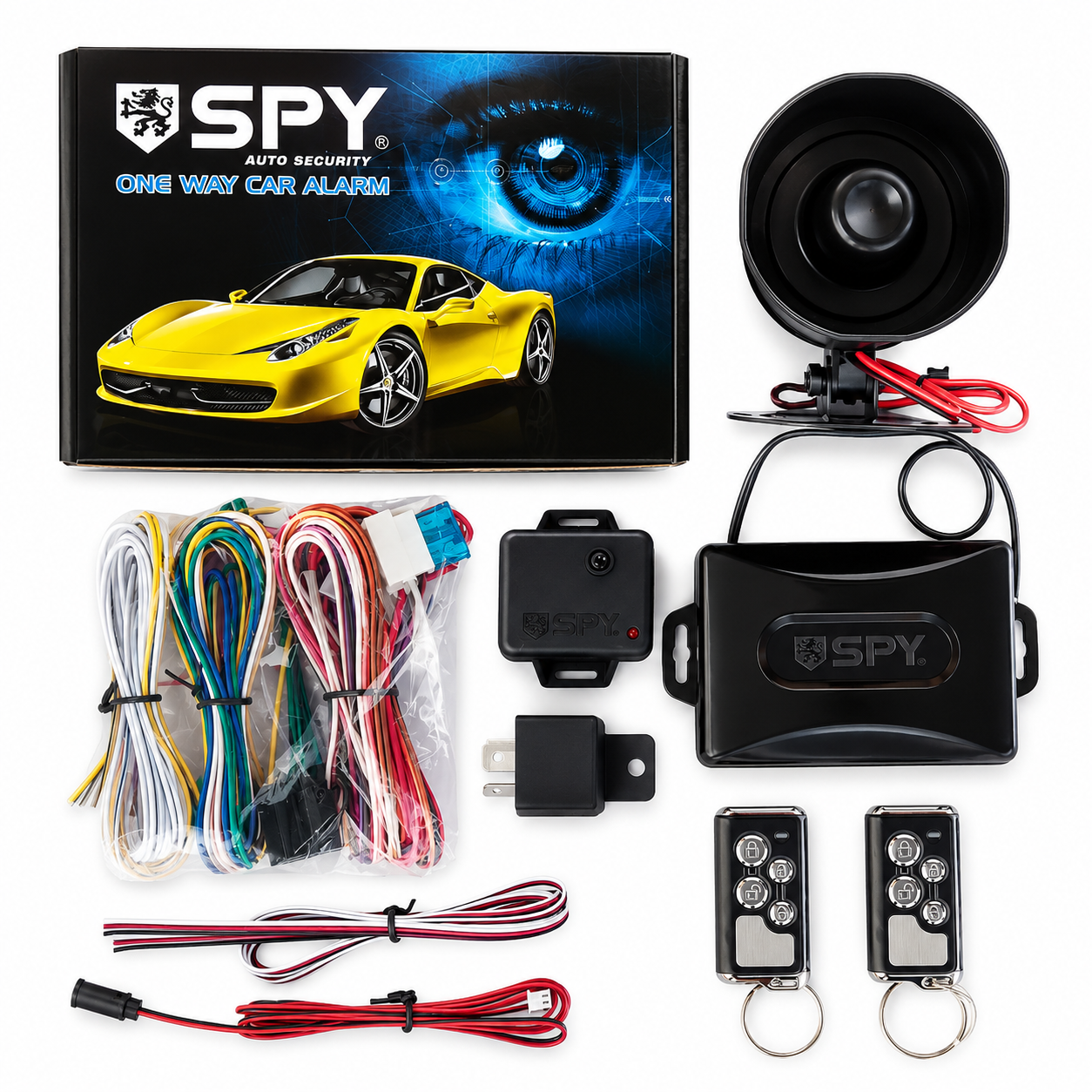 Alarma Spy Carro Con 2 Controles