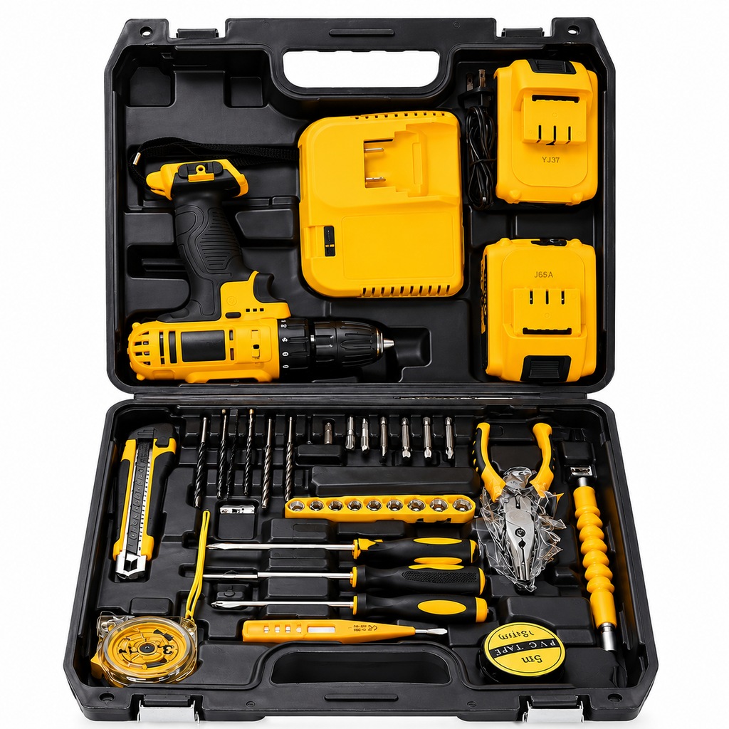Kit completo de taladro inalámbrico
