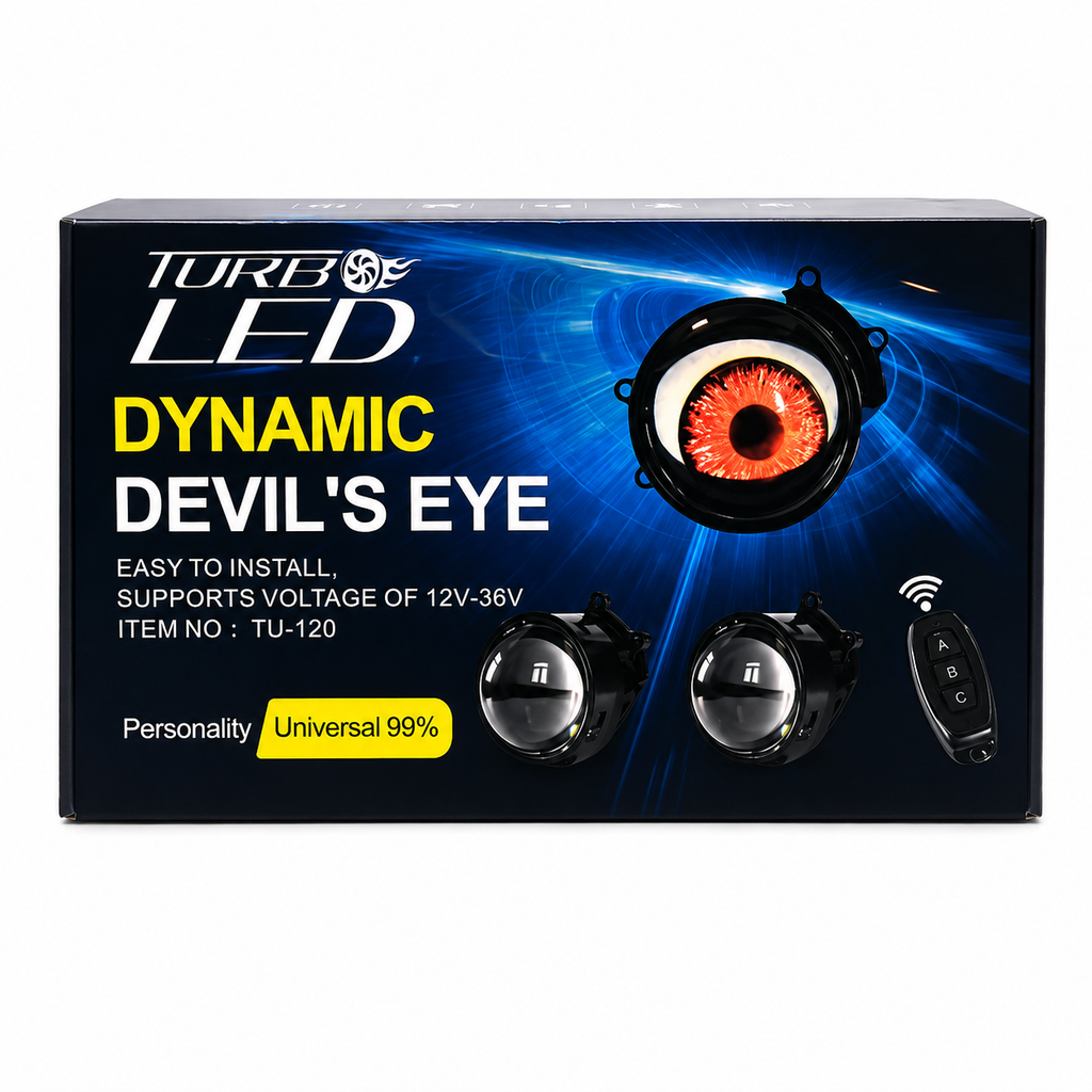 Par ojos dinámicos LED