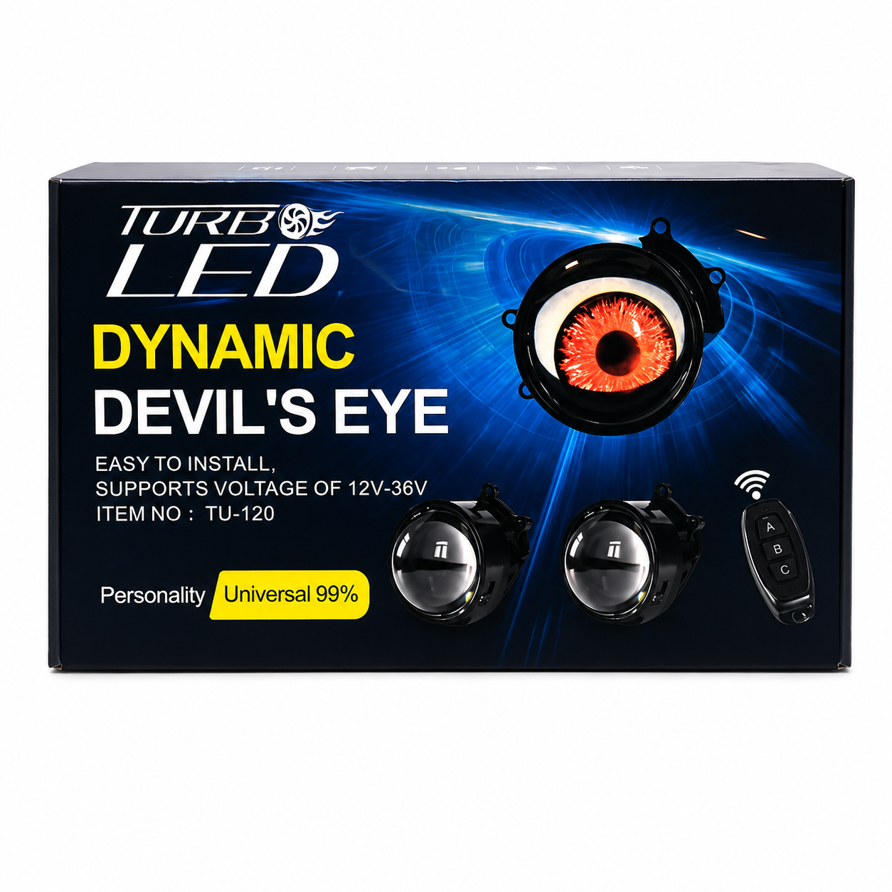Par ojos dinámicos LED