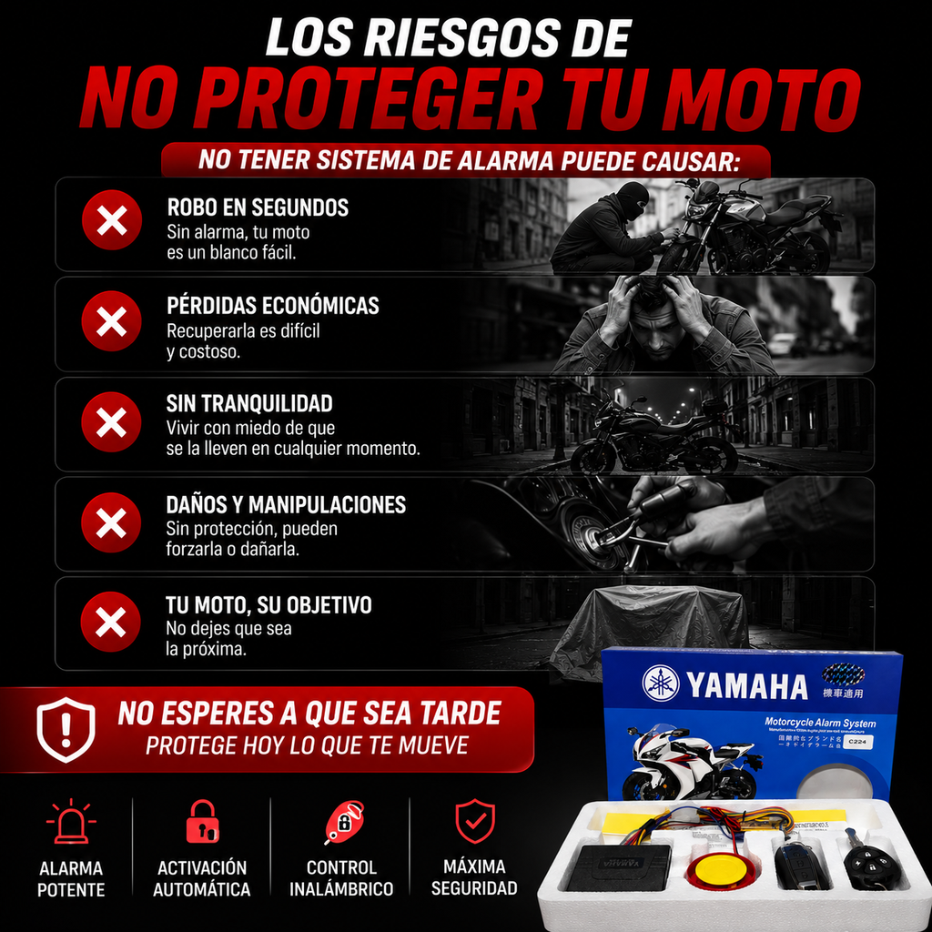 Alarma Marca YAMAHA Moto