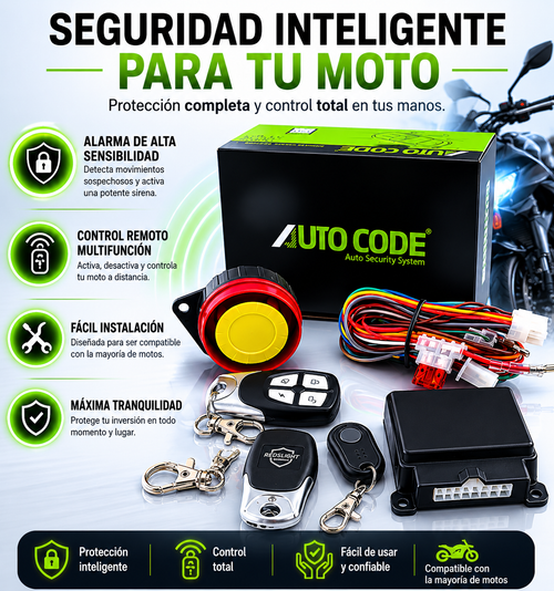 Alarma de proximidad para moto