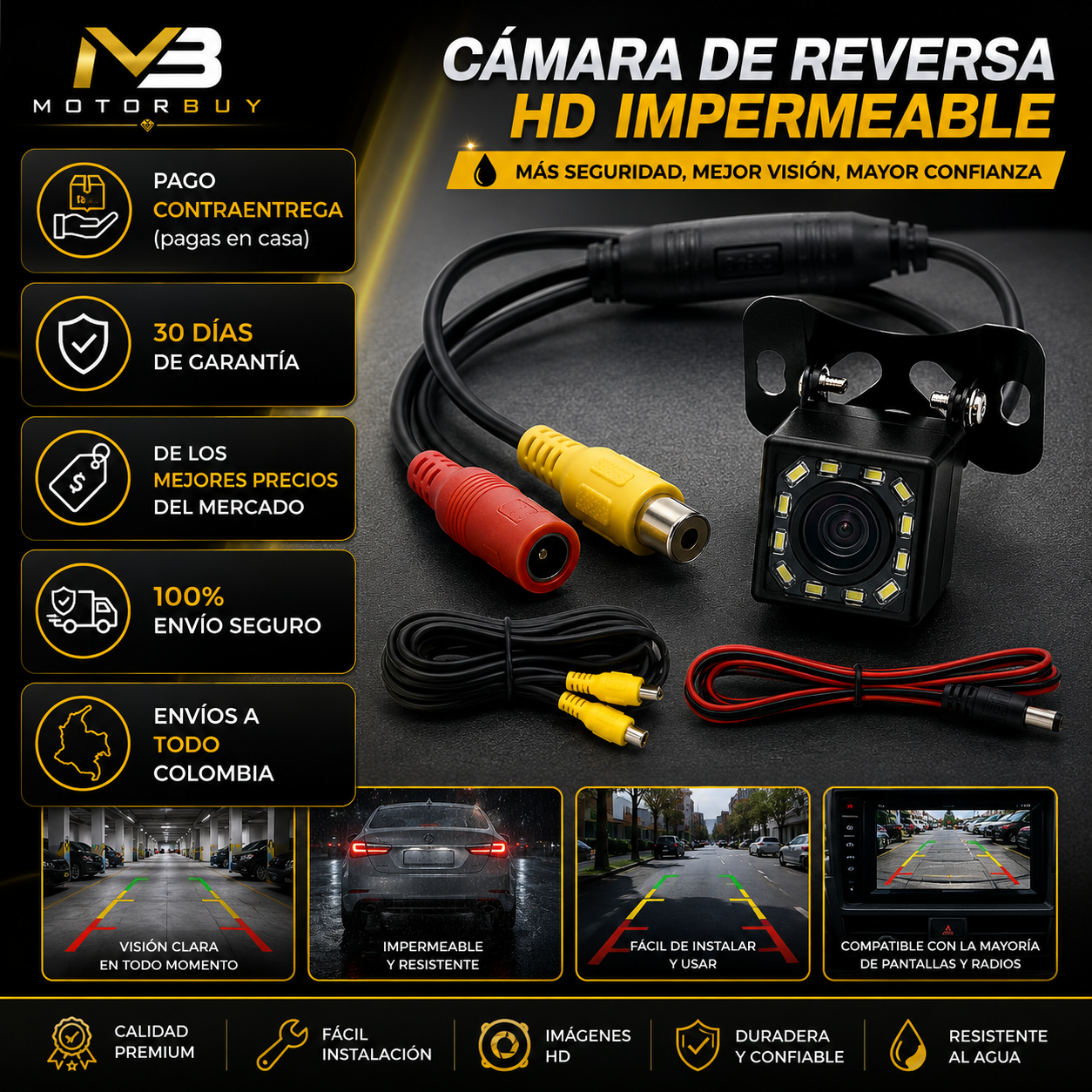 Cámara De Reversa carro