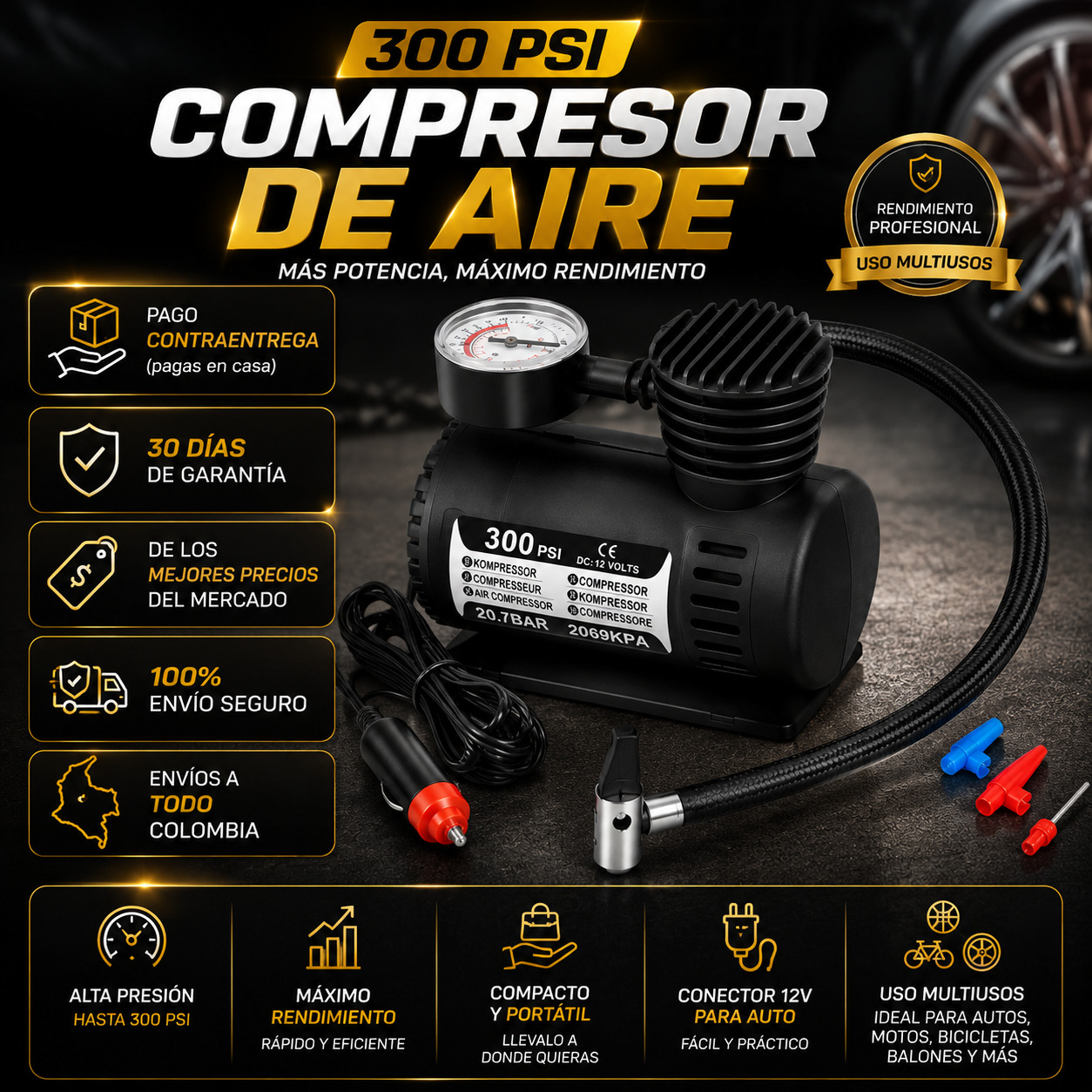 Compresor De Aire para Vehiculos